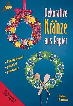 Dekorative Kränze aus Papier