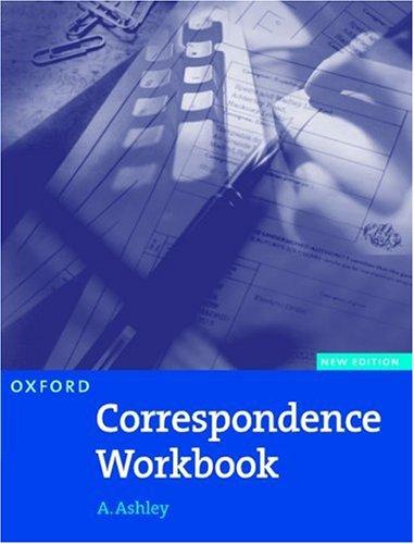 Oxford correspondence wb revised: Workbook (Business)