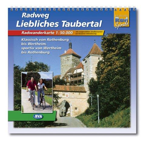 Spiralo Radweg Liebliches Taubertal: Klassisch und sportiv durch die Flusslandschaft entlang der Tauber 1:50000