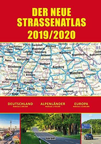 Straßenatlas 2019/2020 Deutschland/Europa: Deutschland - Österreich - Schweiz