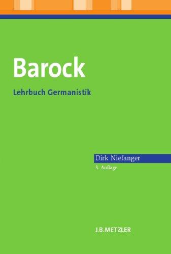 Barock: Lehrbuch Germanistik