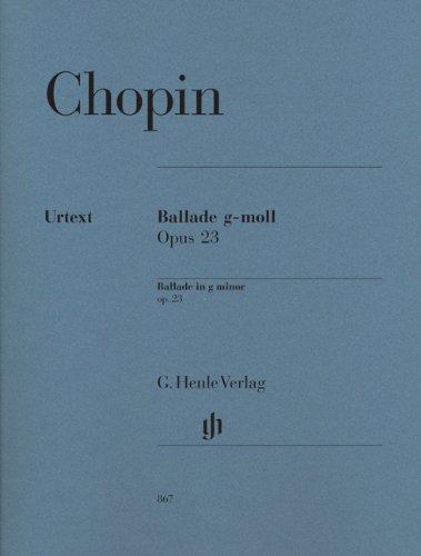 Ballade in g-moll op. 23: revidierte Ausgabe. Klavier zu zwei Händen