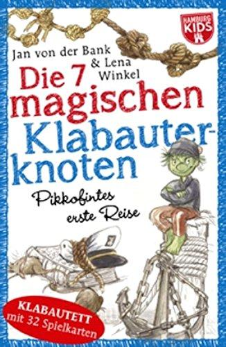 Die 7 magischen Klabauterknoten. Klabautett: Zeichnungen und Illustrationen von Lena Winkel. 32 Spielkarten mit Texten und Illustrationen, vierfarbig, in einer Pappschachtel