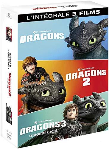 Coffret dragons 1 à 3 : dragons ; dragons 2 ; le monde caché [FR Import]