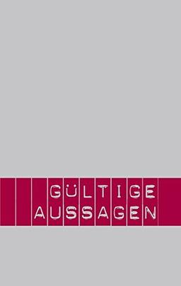 Gültige Aussagen: Was ist die bürgerliche Gesellschaft und warum hat sie keinen Bestand?