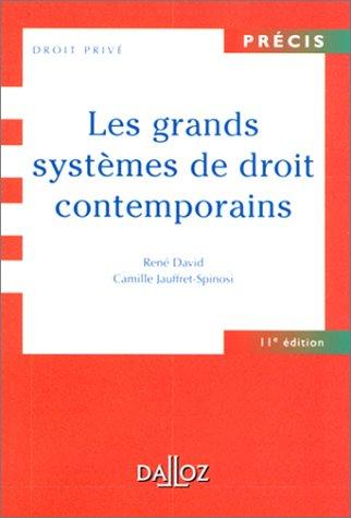 Les grands systèmes de droit contemporains