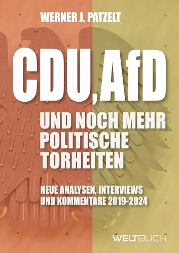 CDU, AfD und noch mehr politische Torheiten: Neue Analysen, Interviews und Kommentare 2019-2024