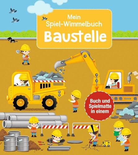 Mein Spiel-Wimmelbuch: Baustelle: Ein Aufklappbuch, das Seite für Seite zu einem großen Bilderteppich wird. Zum Spielen und Entdecken für Kinder ab 2 Jahren.