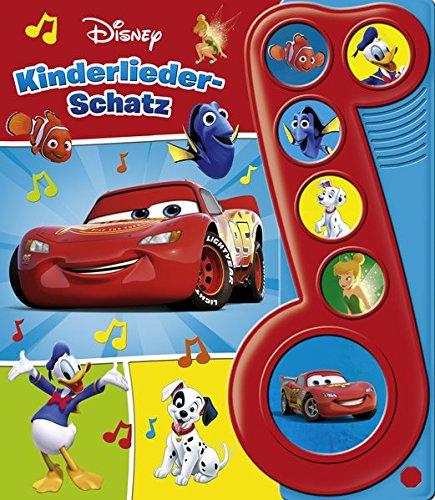 Disney - Kinderliederschatz - Liederbuch mit Sound: Pappbilderbuch mit 6 Melodien