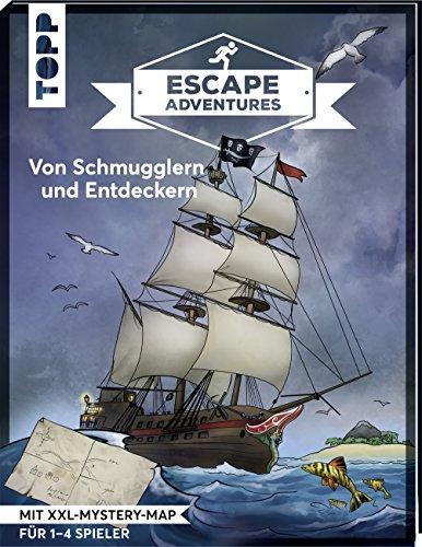 Escape Adventures – Von Schmugglern und Entdeckern: Das ultimative Escape-Room-Erlebnis jetzt auch als Buch! Mit XXL-Mystery-Map für 1-4 Spieler. 90 Minuten Spielzeit