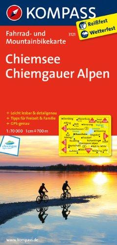 Chiemsee - Chiemgauer Alpen 1 : 70 000: Radkarte. GPS-genau / Leicht lesbar & detailgenau / Touren vor Ort recherchiert / Tipps für Fre& Familie