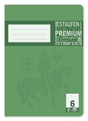 Premium Heft A5 16Blatt Lin 6 blanko - Liefermenge 1 Stück