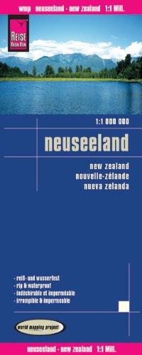 Reise Know-How Landkarte Neuseeland (1:1.000.000): world mapping project: Exakte Höhenlinien. Höhenschichten-Relief. GPS-tauglich durch Gradnetz. Klassifiziertes Straßennetz. Ausführlicher Ortsindex