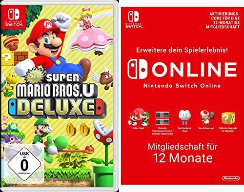 New Super Mario Bros. U Deluxe [Nintendo Switch] + Switch Online 12 Monate [Download Code]