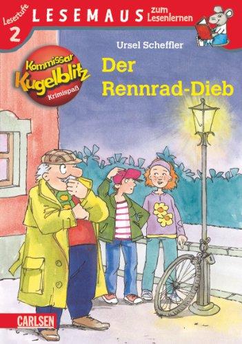 LESEMAUS zum Lesenlernen Stufe 2: Kommissar Kugelblitz: Der Rennrad-Dieb