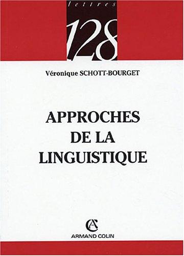 Approches de la linguistique