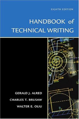 Handbook of Technical Writing