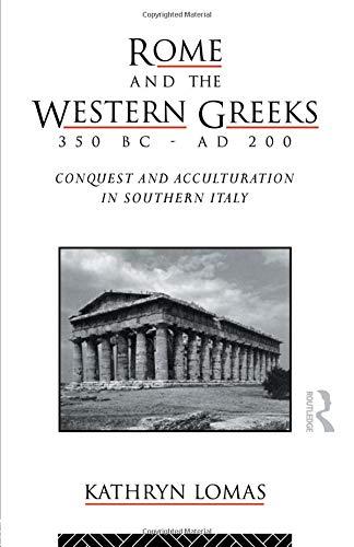 Rome and the Western Greeks, 350 BC - AD 200