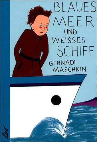 Weisses Schiff und blaues Meer