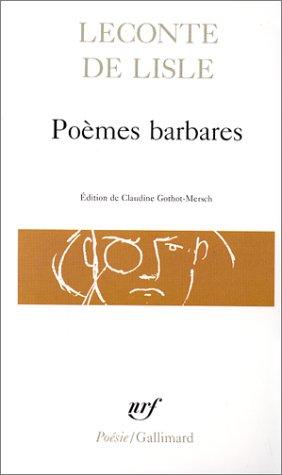 Poèmes barbares