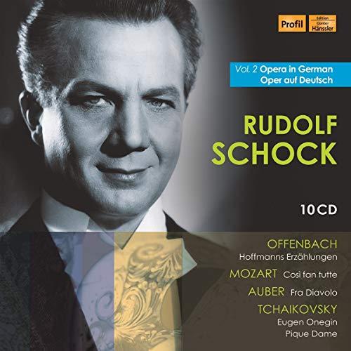 Rudolf Schock: Opera in German Vol.2 // Offenbach: Hoffmanns Erzählungen, Mozart: Cosi fan tutte, Auber: Fra Diavolo, Tchaikovsky: Eugen Onegin & Pique Dame