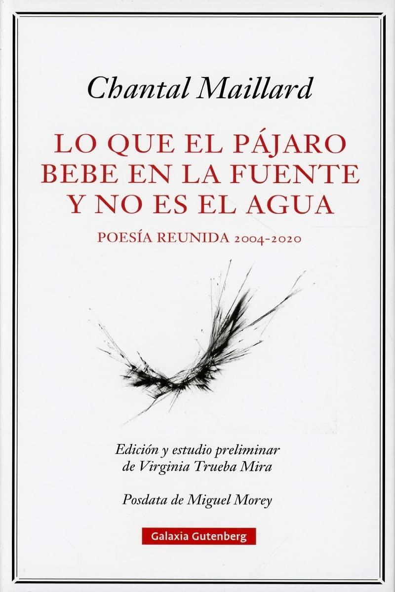 Lo que el pájaro bebe en la fuente y no es el agua: Obra poética reunida 2004-2020 (POESÍA)