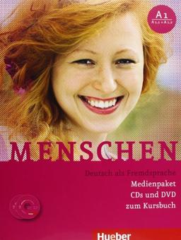 Menschen A1: 3 Audio-CDs und 1 DVD zum Kursbuch.Deutsch als Fremdsprache / Medienpaket