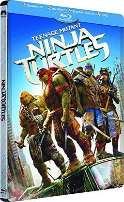 TEENAGE MUTANT NINJA TURTLES (2014) 3D+2D STEELBOOK Blu-Ray (mit deutschem Ton) NEU&OVP