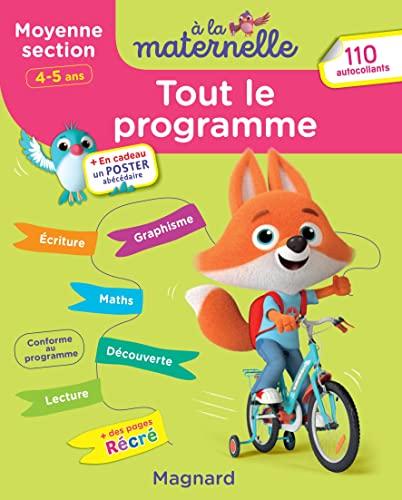 A la maternelle, moyenne section, 4-5 ans : tout le programme