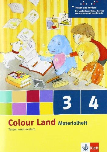 Colour Land: Das Materialheft Testen und Fördern 3./4. Schuljahr