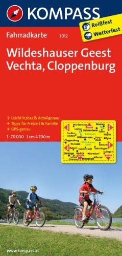 Wildeshauser Geest - Vechta - Cloppenburg 1 : 70 000: Fahrradkarte. GPS-genau