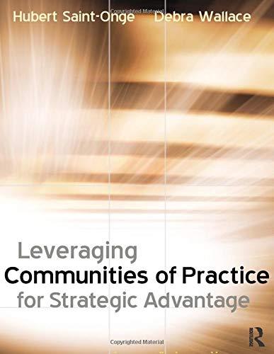 Leveraging Communities of Practice for Strategic Advantage