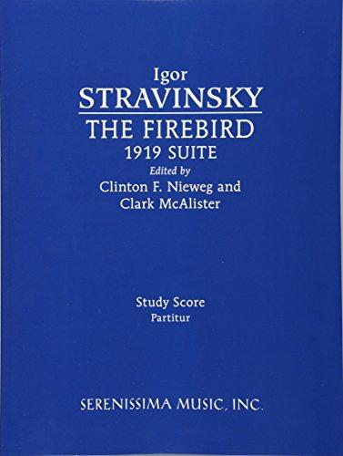 The Firebird, 1919 Suite: Study score