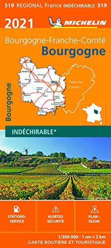 Carte Michelin Bourgogne 2021