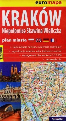 Kraków plan miasta: Niepolomice, Skawina, Wieliczka