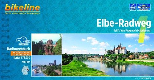 Bikeline Elbe-Radweg 1: Von Prag nach Magdeburg. Radtourenbuch, 500 km, 1 : 75 000, wetterfest/reißfest, GPS-Tracks-Download