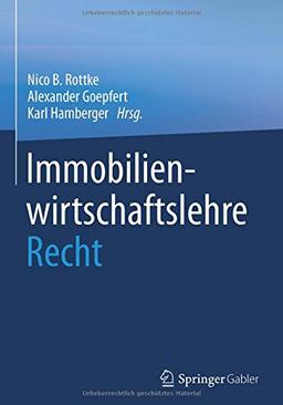 Immobilienwirtschaftslehre - Recht