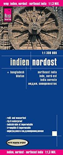 Reise Know-How Landkarte Indien, Nordost (1:1.300.000): world mapping project