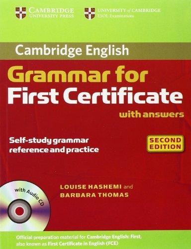 Cambridge Grammar for First Certificate / 2nd Edition. Edition with answers and Audio-CD