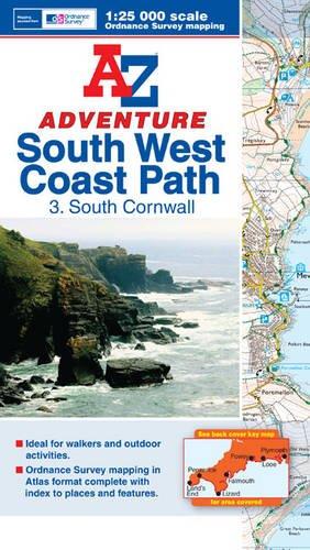 South West Coast Path Part 3: South Cornwall (A-Z Adventure Atlas)