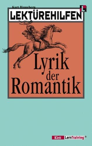 Lektürehilfen Lyrik der Romantik. (Lernmaterialien)