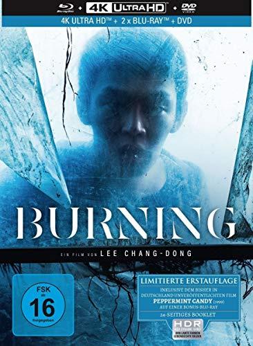 Burning - 4-Disc Limited Collector’s Edition Mediabook (4K Ultra HD)  (+  Blu-ray) (+ Bonus-Blu-ray) (+ DVD)