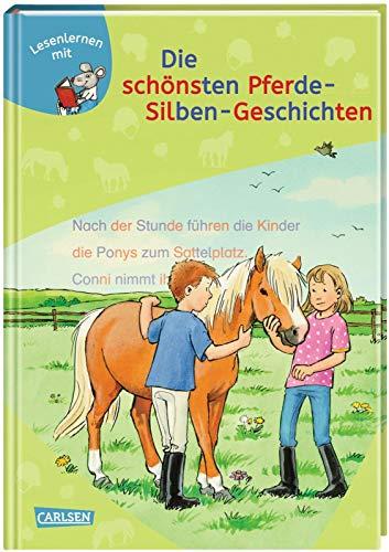 LESEMAUS zum Lesenlernen Sammelbände: Die schönsten Pferde-Silben-Geschichten: Extra Lesetraining – Lesetexte mit farbiger Silbenmarkierung