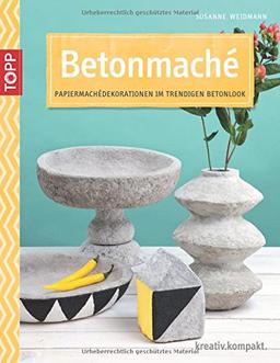 Betonmaché: Papiermachédekorationen im trendigen Betonlook