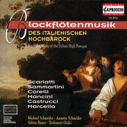 Blockflötenmusik des italienischen Hochbarocks