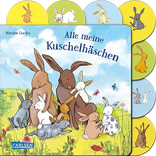 Alle meine Kuschelhäschen: Buntes Registerbuch für kleine Hände