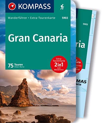 KOMPASS Wanderführer Gran Canaria, 75 Touren: mit Extra-Tourenkarte Maßstab 1:50.000, GPX-Daten zum Download