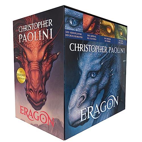 Christopher Paolini: Eragon. Vier Bände im Taschenbuch-Schuber: Das Vermächtnis der Drachenreiter, Der Auftrag der Ältesten, Die Weisheit des Feuers, ... Das einzigartige Weltbestseller-Fantasy-Epos