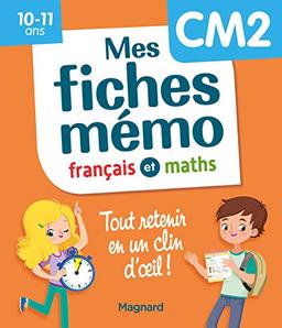 Mes fiches mémo : français et maths, CM2, 10-11 ans