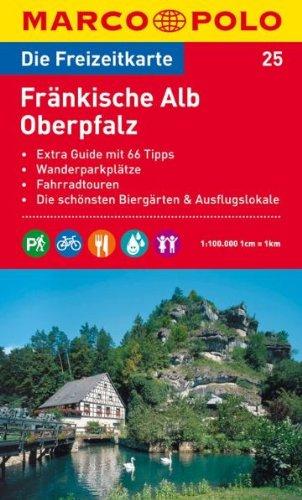 MARCO POLO Freizeitkarte Fränkische Alb, Oberpfalz 1:100.000